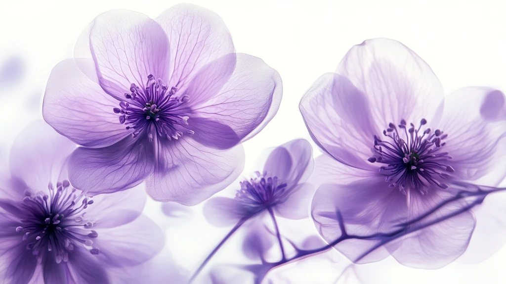 紫色高清花背景