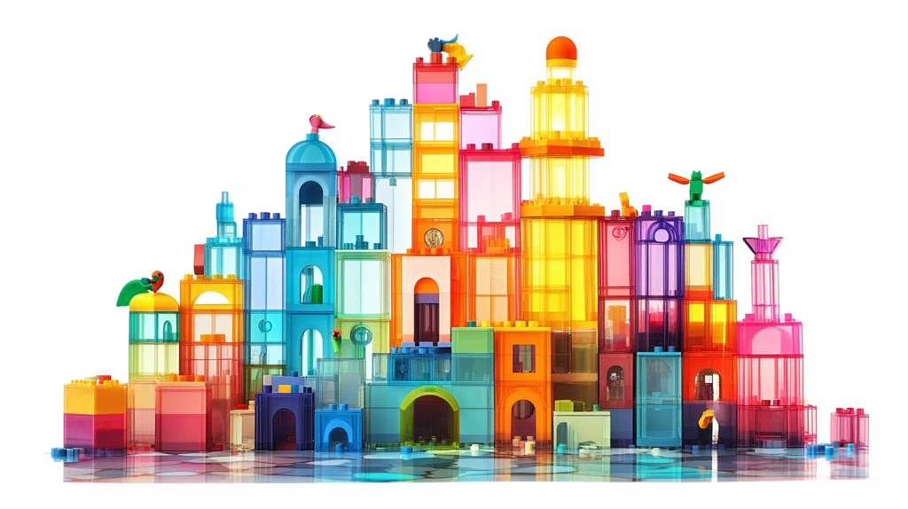 糖果色建筑世界