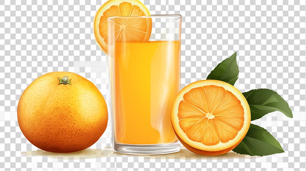橙汁设计素材