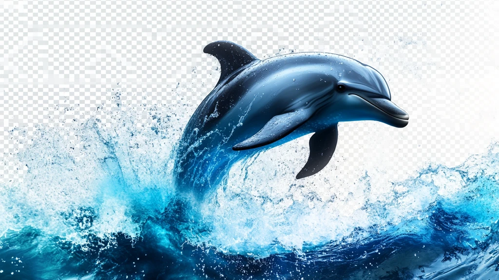 海豚立体画设计