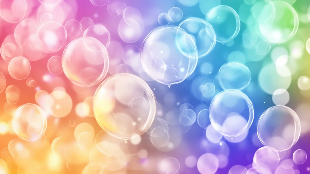 绚丽气泡背景壁纸素材