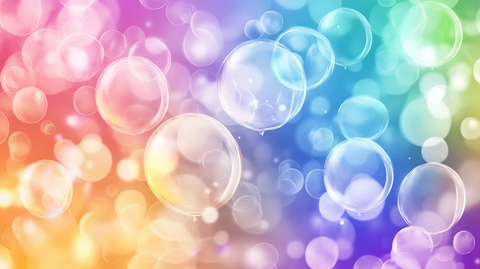 绚丽气泡背景壁纸素材