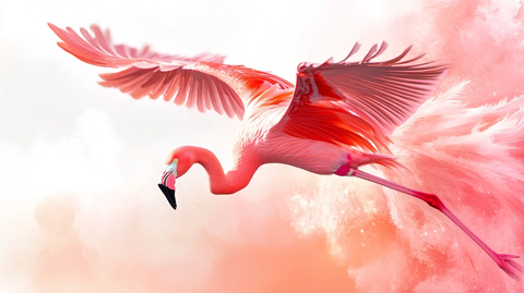 唯美火烈鸟