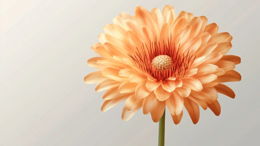 橙色非洲菊素材