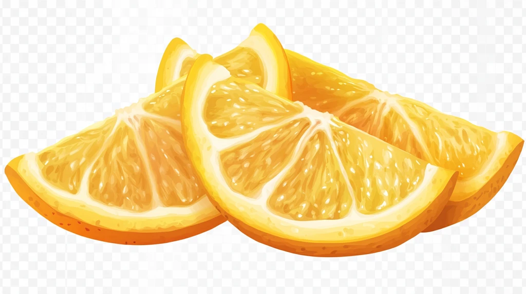 黄金葡萄柚插画