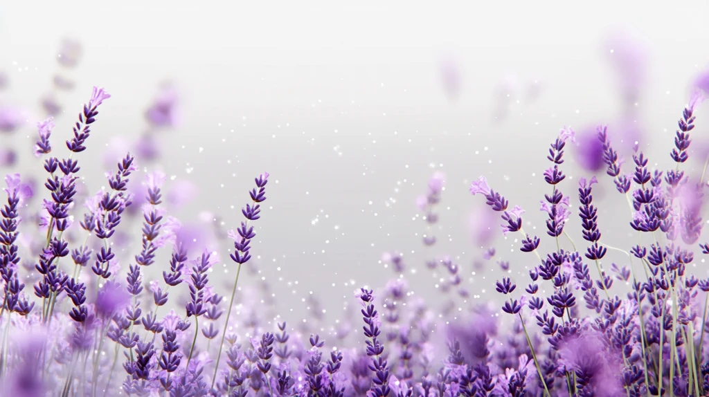 薰衣草虚化背景