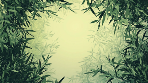 唯美竹叶背景