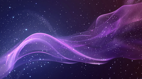 唯美飘逸活力紫色梦幻