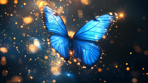 梦幻蓝蝶
