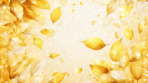 金色树叶背景