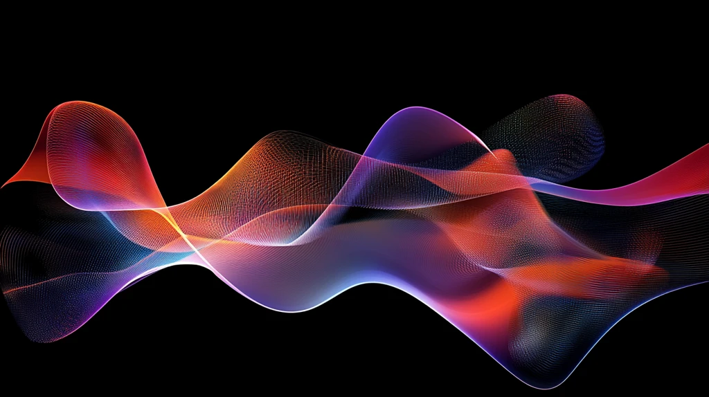 幻彩流体抽象线条背景