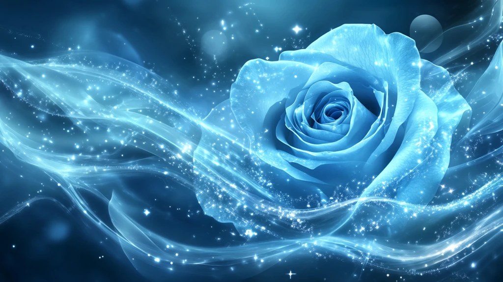 背景蓝玫瑰图片素材