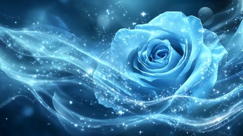 背景蓝玫瑰图片素材