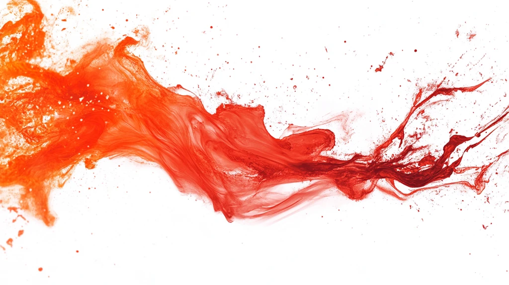 水墨晕染酒红色炫彩