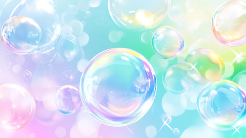 绚丽气泡背景壁纸素材