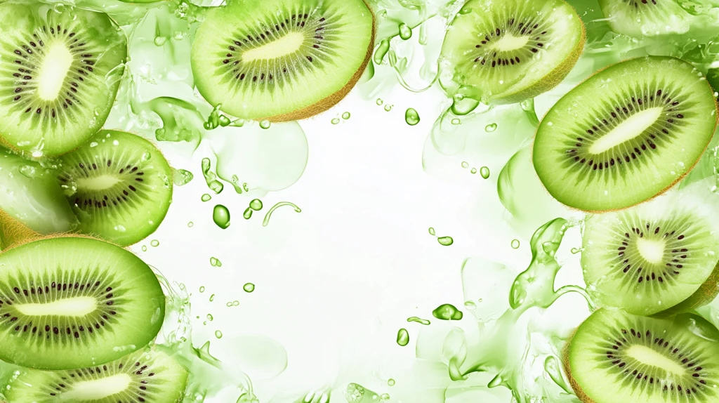 绿色水果背景素材