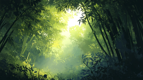 竹林背景桌面