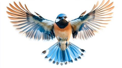 飞鸟素材手绘喜鹊素材