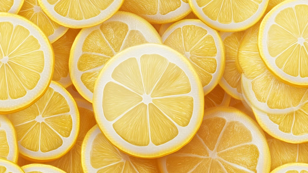 柠檬切片透明背景