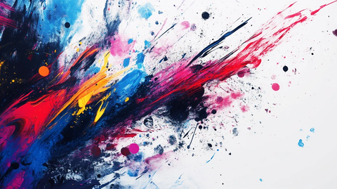 彩色喷溅大气背景