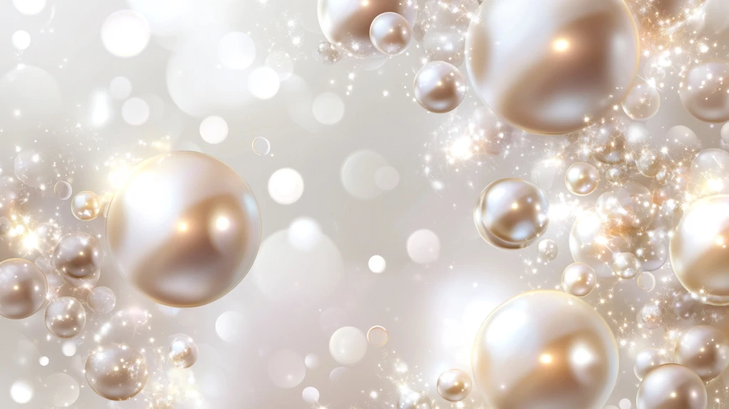 金黄小圆球抽象背景图