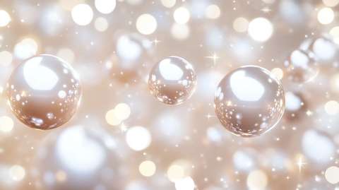 水晶球圆点背景