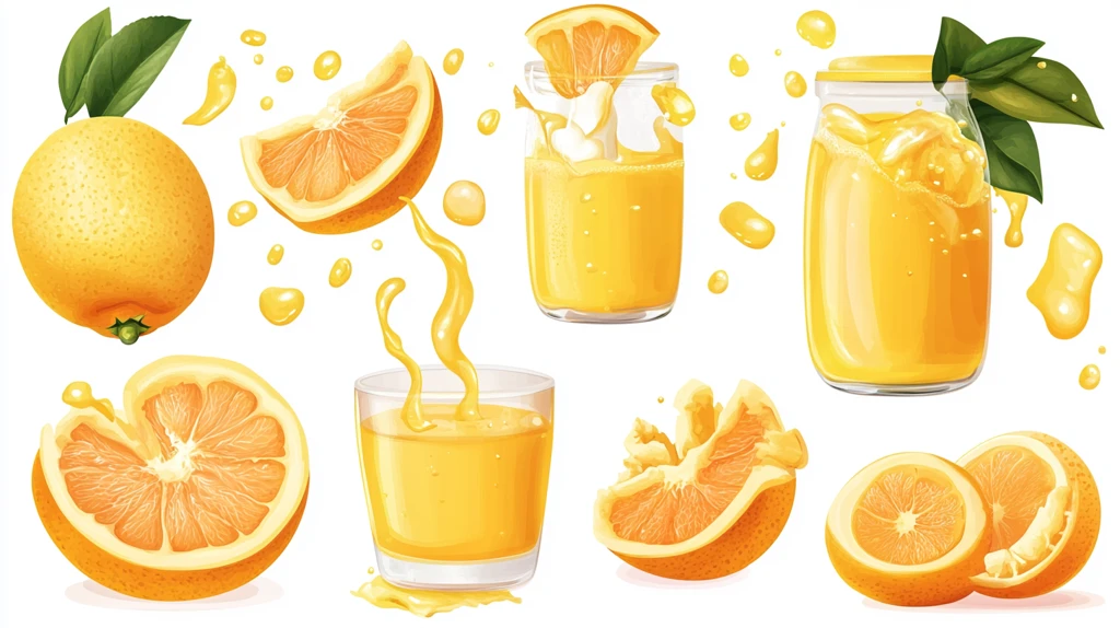 鲜橙汁元素