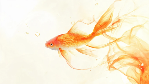 火焰鱼手绘
