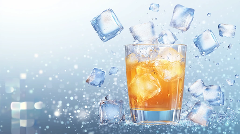 夏天冷饮舍冰水图