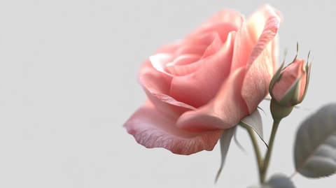 温柔娇艳粉色玫瑰