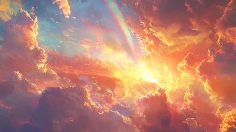 火烧云电脑屏保