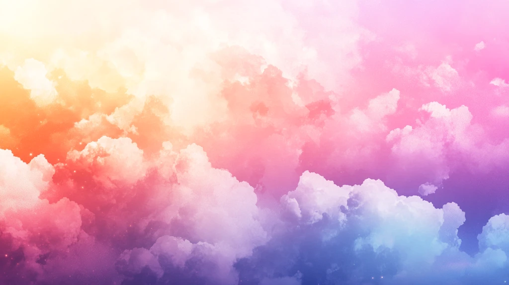 云雾般的粉色虚幻