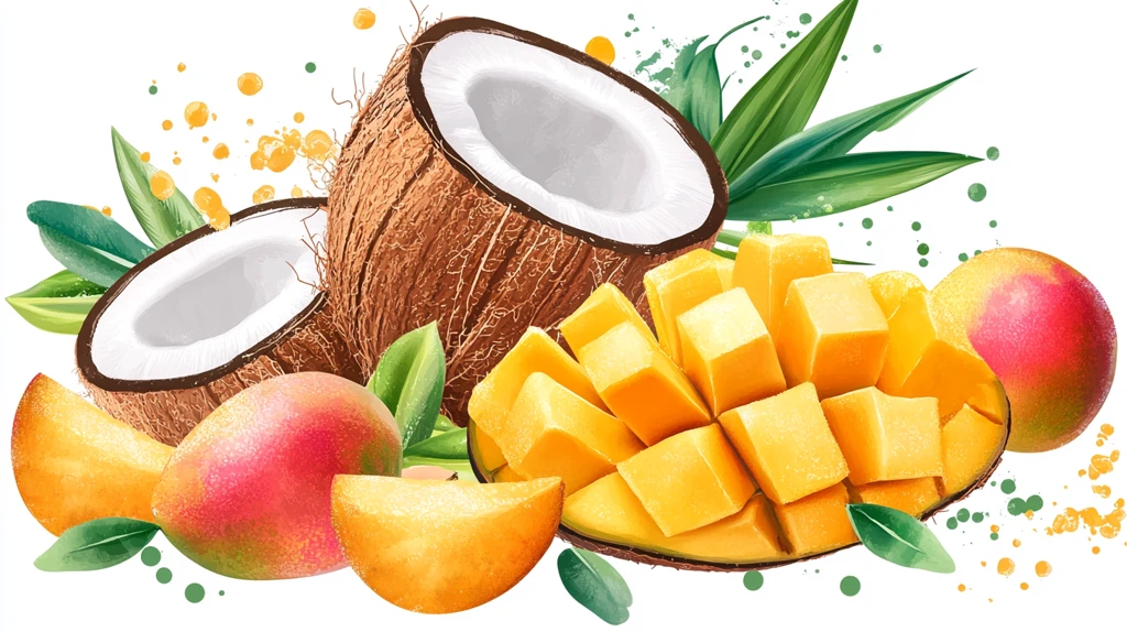 卡通水果卡通芒果