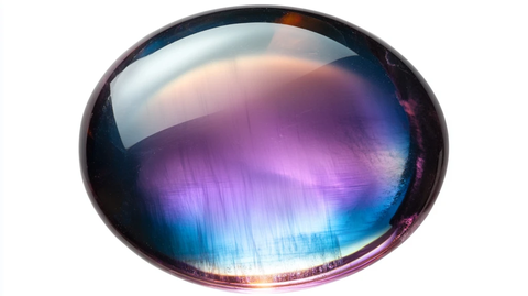 纯净蓝紫色球体