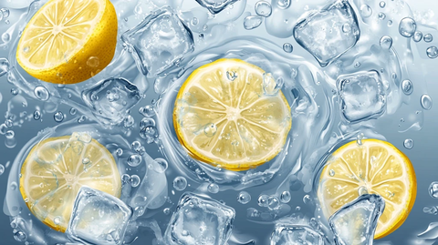 柠檬入水效果