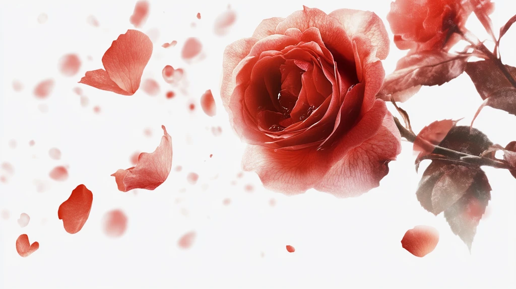 唯美玫瑰花背景