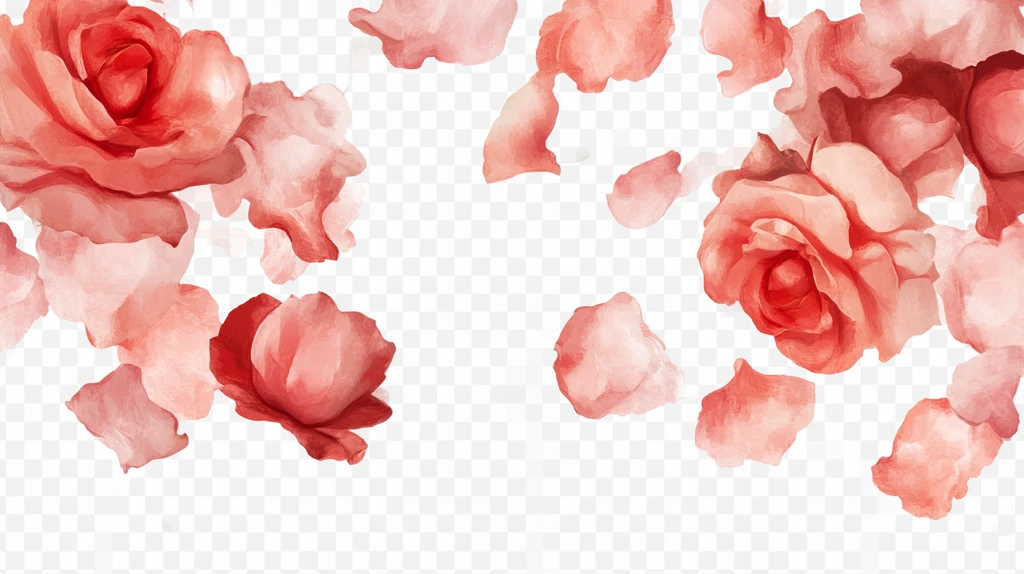 玫瑰花花瓣素材