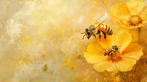 蜜蜂墙纸