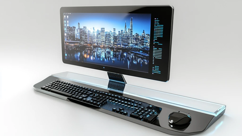 透明背景电脑设备