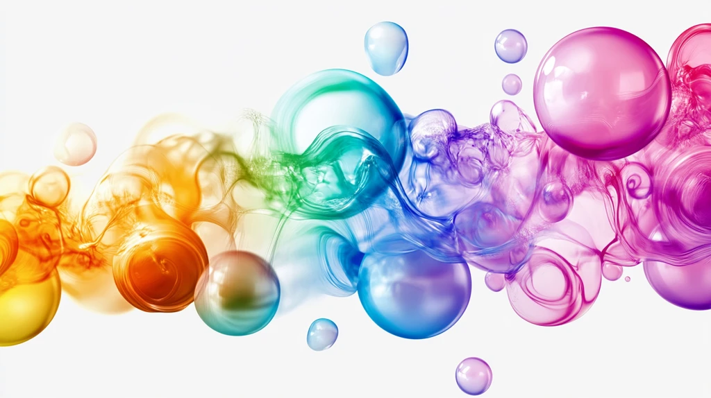 绚丽气泡背景壁纸素材