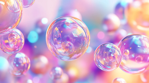 绚丽气泡背景壁纸素材