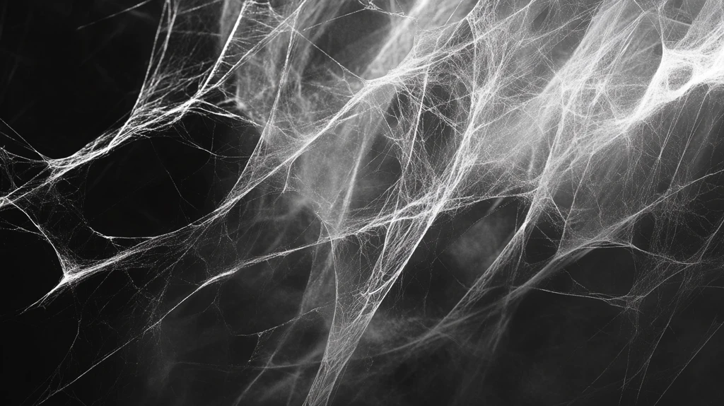 抽象唯美黑白线条丝线