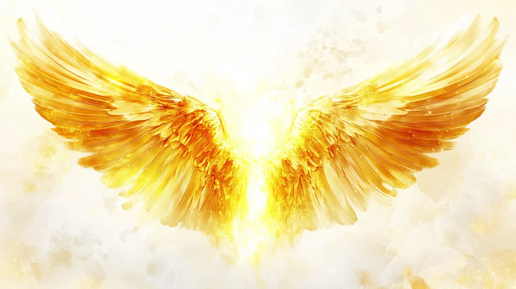 金色翅膀主题海报