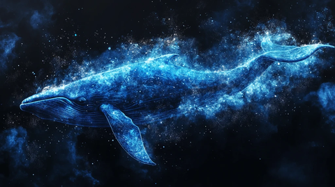 梦幻鲸鱼背景