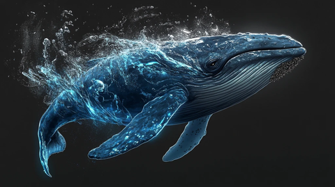 高清手绘鲸鱼