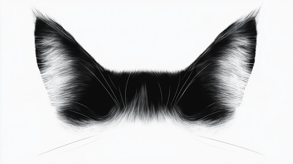 唯美线条毛发线条