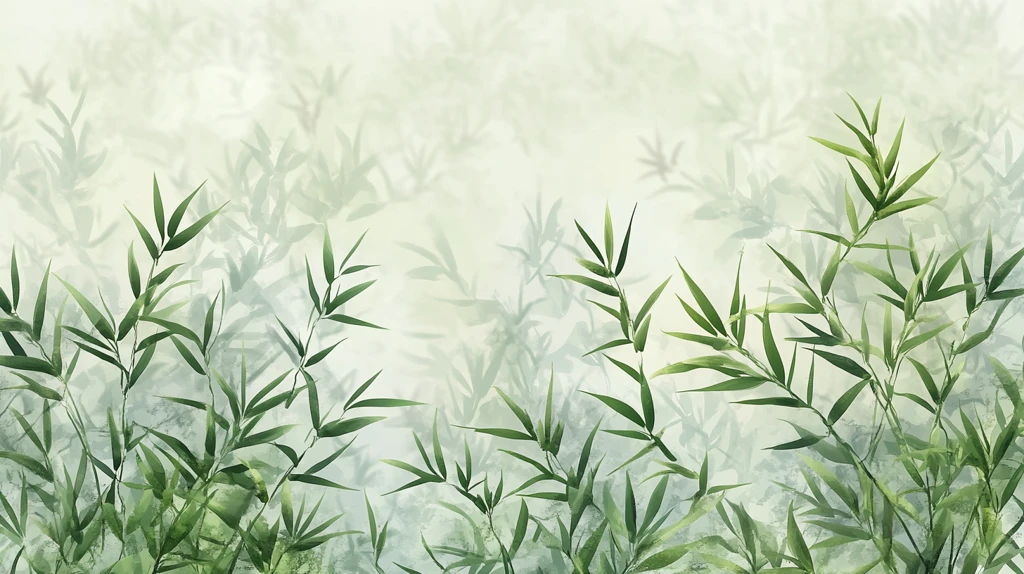 竹林竹叶背景墙