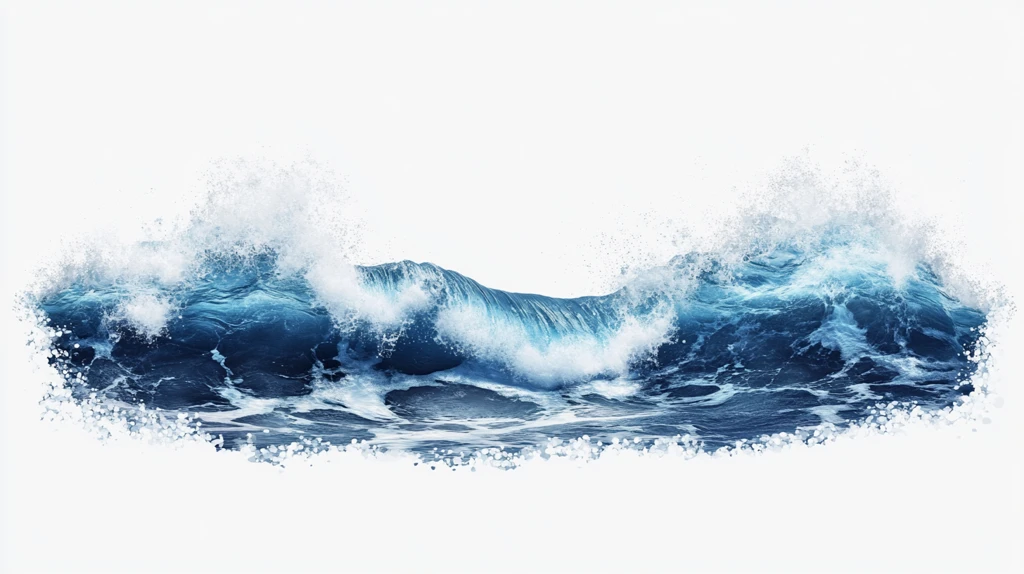 波涛水形海涛水元素