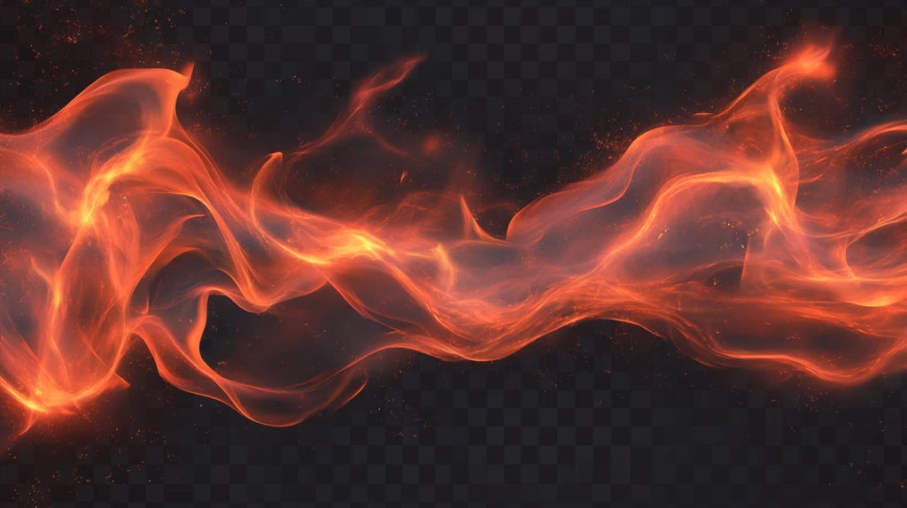 色带彩带火焰线条曲线