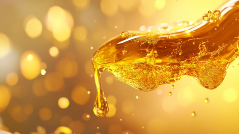 金黄蜂蜜流动图